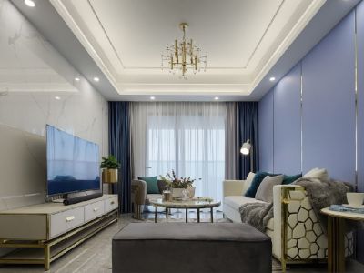 社会山东苑-120㎡-美式风效果图