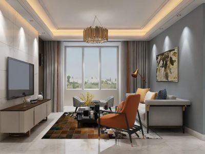 海兴漫香郡-110㎡-北欧风效果图