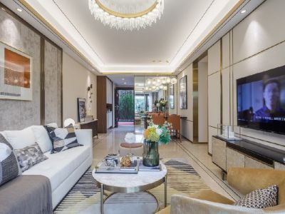 西山壹号院-135㎡-现代风效果图