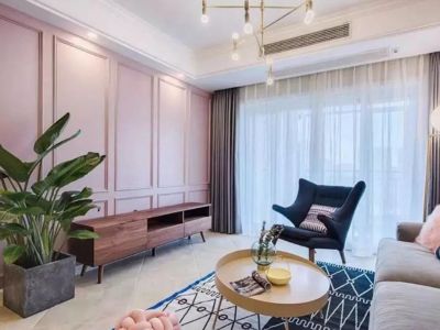 恒昌苏园丰景·乐活街-128㎡-美式风效果图