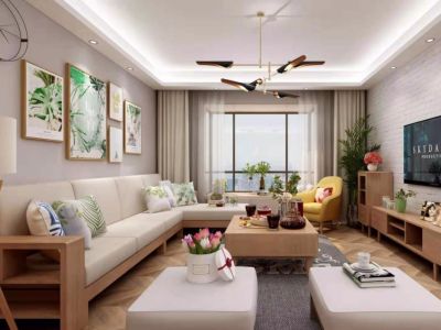 翰林名苑-81㎡-北欧风效果图