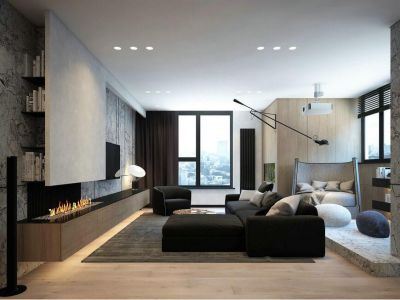 清渭公馆-141㎡-现代风效果图