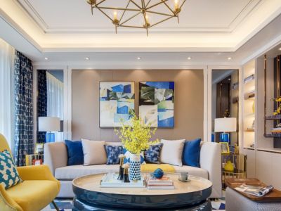 联福家园-98㎡-现代风效果图