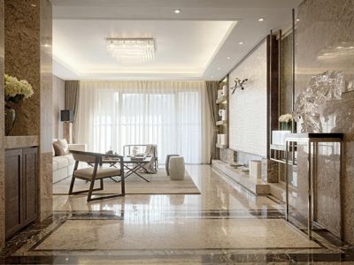 礼悦阁-146㎡-新中式风效果图