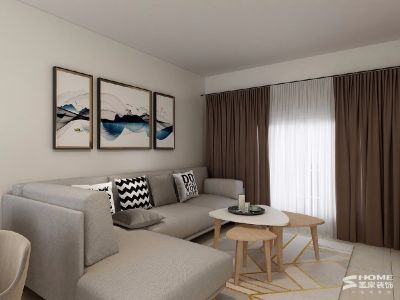 熙龙花园-115㎡-现代风效果图