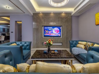 汇领商墅-300㎡-混搭风效果图