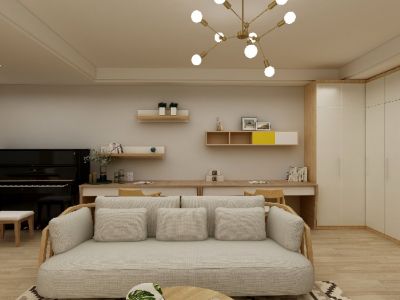 耀华路-100㎡-日式风效果图