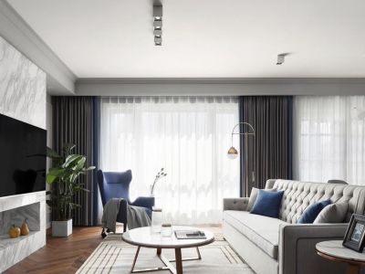 渭南泰和府-130㎡-北欧风效果图