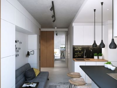 天府大学里-99㎡-简约风效果图