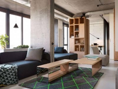 城投置地梧桐栖-101㎡-混搭风效果图