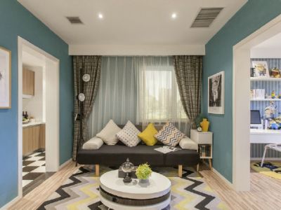 佳和北城-84㎡-现代风效果图