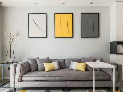 翰林名苑-90㎡-现代风效果图