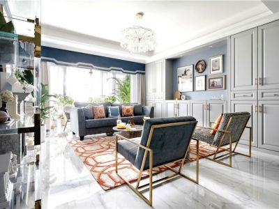 万科翡翠国宾-190㎡-现代风效果图