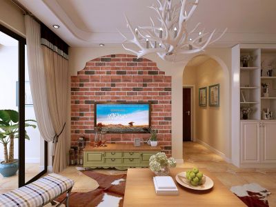 华强城-130㎡-田园风效果图