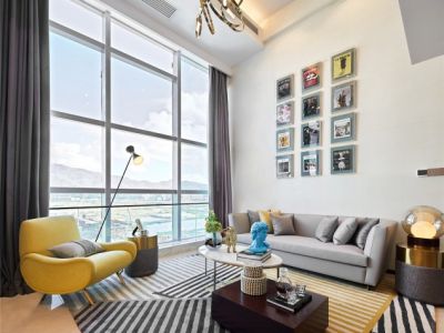 近水楼台-116㎡-现代风效果图