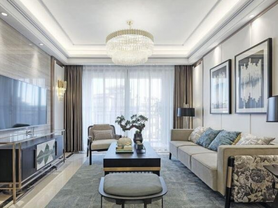 三迪枫丹-129㎡-现代风效果图