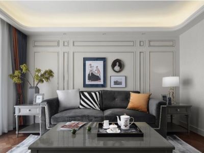 阳光渭水华庭-132㎡-美式风效果图