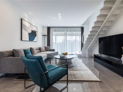 世纪优盘-200㎡-现代风效果图