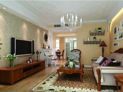 金隅花石匠-140㎡-田园风效果图