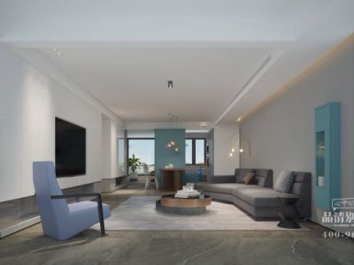 金科世界城-160㎡-现代风效果图