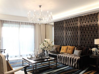 天府未来城-108㎡-欧式风效果图