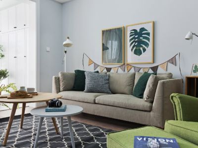 北城新天地-123㎡-北欧风效果图