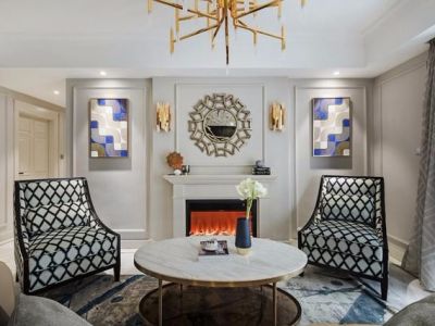 龙湖曲江畔-156㎡-美式风效果图