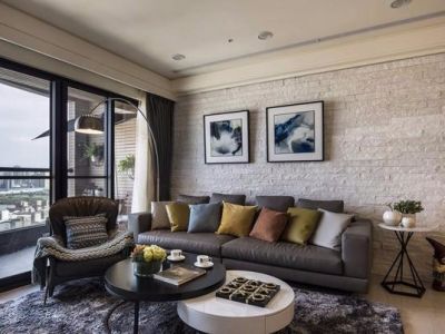 兴苑小区-140㎡-现代风效果图