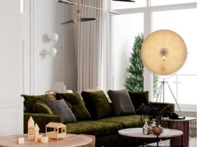 德胜家园-136㎡-现代风效果图