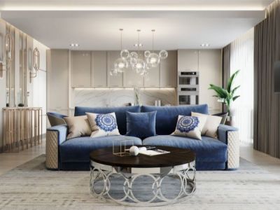 九龙湖-125㎡-绚丽风效果图