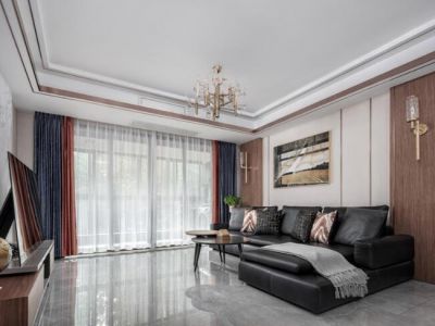 海湾花园-153㎡-法式风效果图