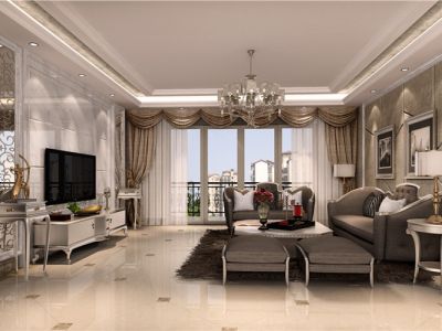 万科城-173㎡-欧式风效果图