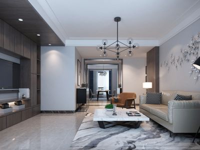 联城花园-142㎡-现代风效果图