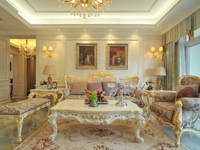 置信逸都城-160㎡-欧式风效果图