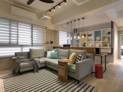 天际首府-118㎡-现代风效果图