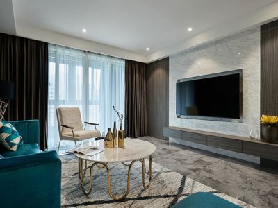 绿地圣路易名邸-108㎡-美式风效果图