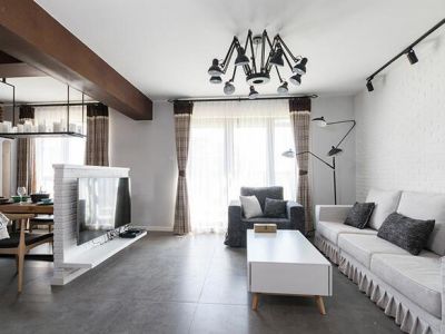 华府双楠-120㎡-北欧风效果图