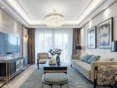 利泽西园-134㎡-现代风效果图