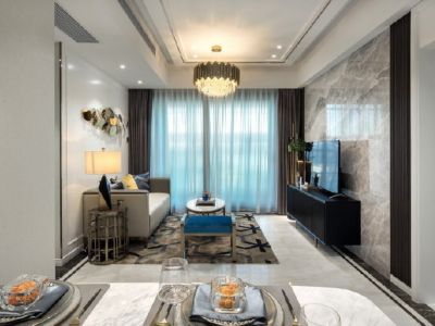 京城雅居-116㎡-现代风效果图