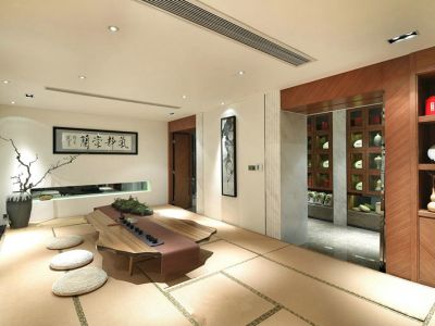 阳光城檀府-130㎡-中式风效果图