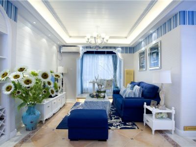 中海龙湾国际-114㎡-地中海风效果图