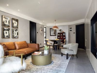 世园悦府-90㎡-现代风效果图