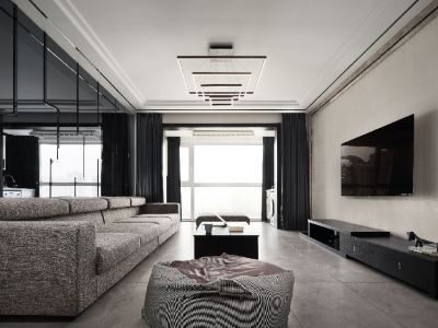 天浩上元郡-90㎡-现代风效果图