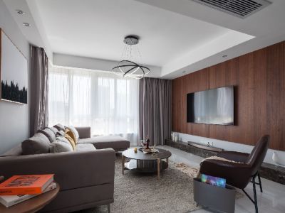 智慧新城-80㎡-现代风效果图