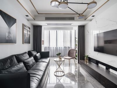 世园·林语-100㎡-现代风效果图