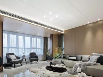 招商雍景湾-152㎡-现代风效果图