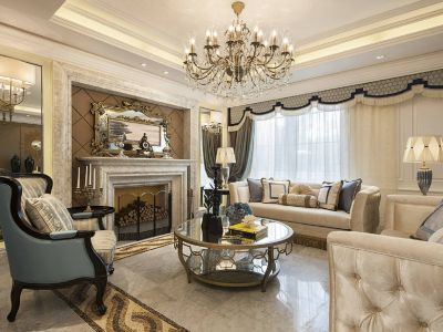 凯德天府-176㎡-欧式风效果图