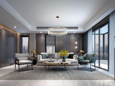 华业玫瑰东方-167㎡-绚丽风效果图