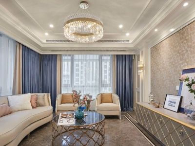 恒大时代之光-142㎡-法式风效果图