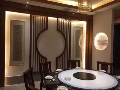 淮北力天工装装修中式风格猴坑茶业装修案例